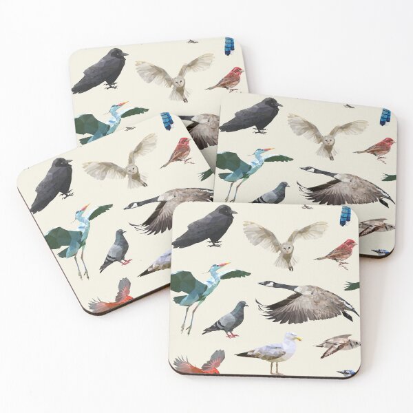 Item preview, Low Poly Birds of North America - Color Pattern designed and sold by yesIsaid.design.