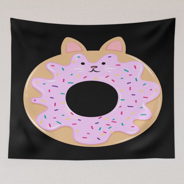 Item preview, Adorable Cat Donut designed and sold by TrueTrippyArts.