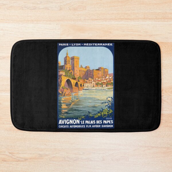 Item preview, Avignon retro poster designed and sold by CorasPosters.