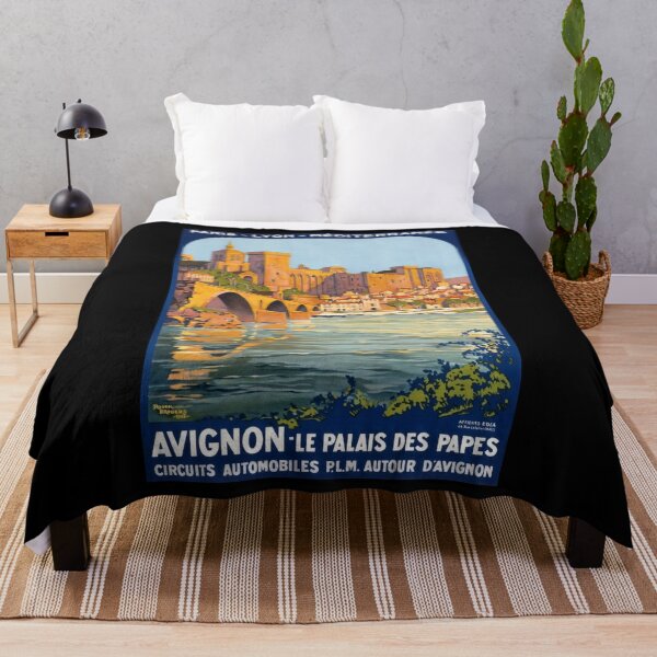 Item preview, Avignon retro poster designed and sold by CorasPosters.