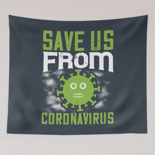 Artikelvorschau, Rette uns vor Coronavirus entworfen und verkauft von Vanditdesigns.
