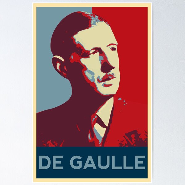 Item preview, Charles de Gaulle poster designed and sold by SozioN.