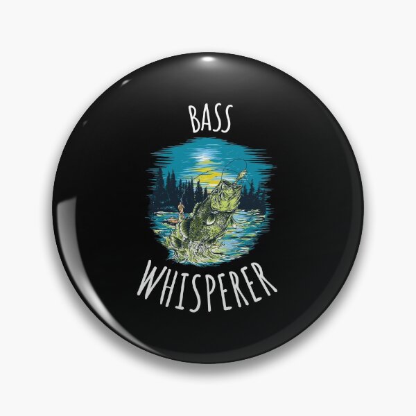 Item preview, Funny Fishing print Bass Whisperer graphic designed and sold by jakehughes2015.
