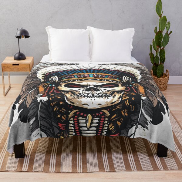 Item preview, Indian Skull chief in colors designed and sold by RB-Store.