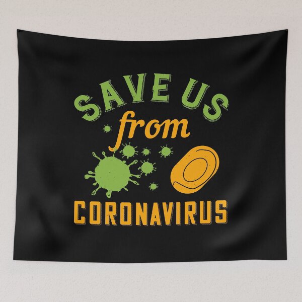 Item preview, Save us from coronavirus designed and sold by Vanditdesigns.