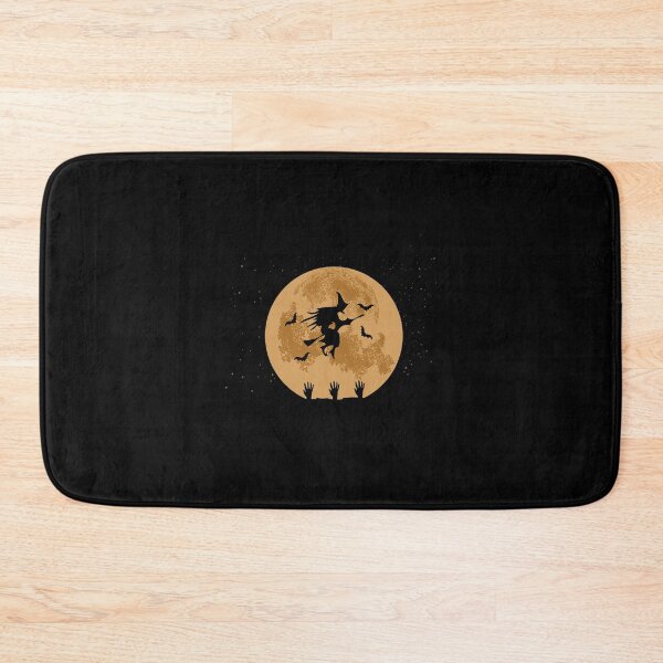 Item preview, Witch Broom Moon - Halloween designed and sold by Ibu83.