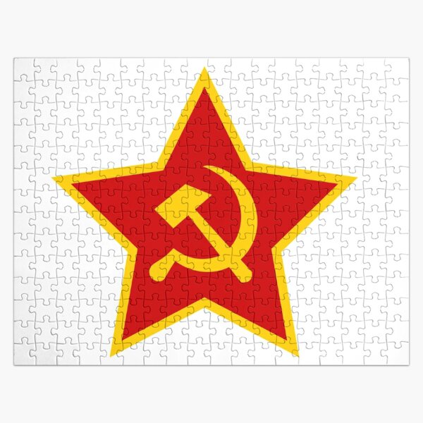 Soviet Red Army Hammer and Sickle Jigsaw Puzzle