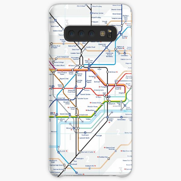 London Underground Tube Map Samsung Galaxy Snap Case