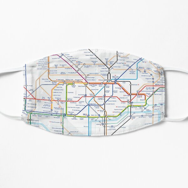 London Underground Tube Map Mask