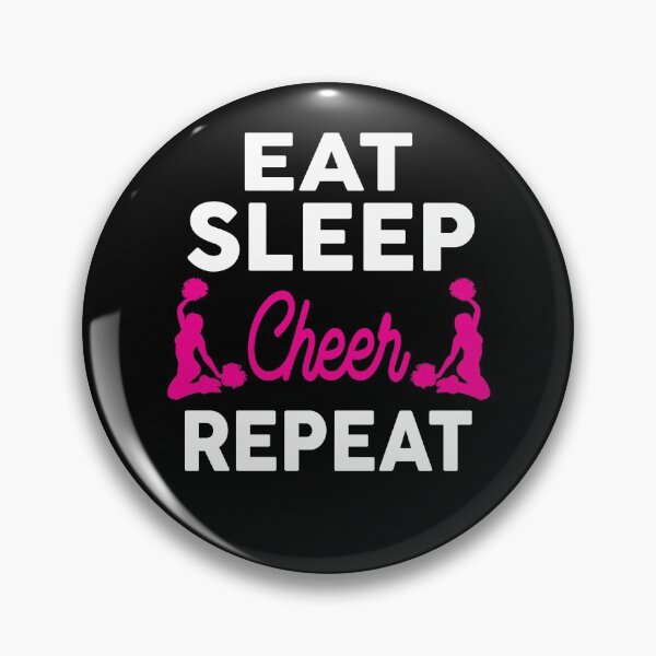 Item preview, Eat Sleep Cheer Repeat designed and sold by Alpha555.