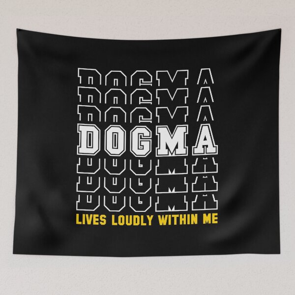 Item preview, The Dogma Lives Loudly Within Me Retro Repeat designed and sold by RLYGR8.