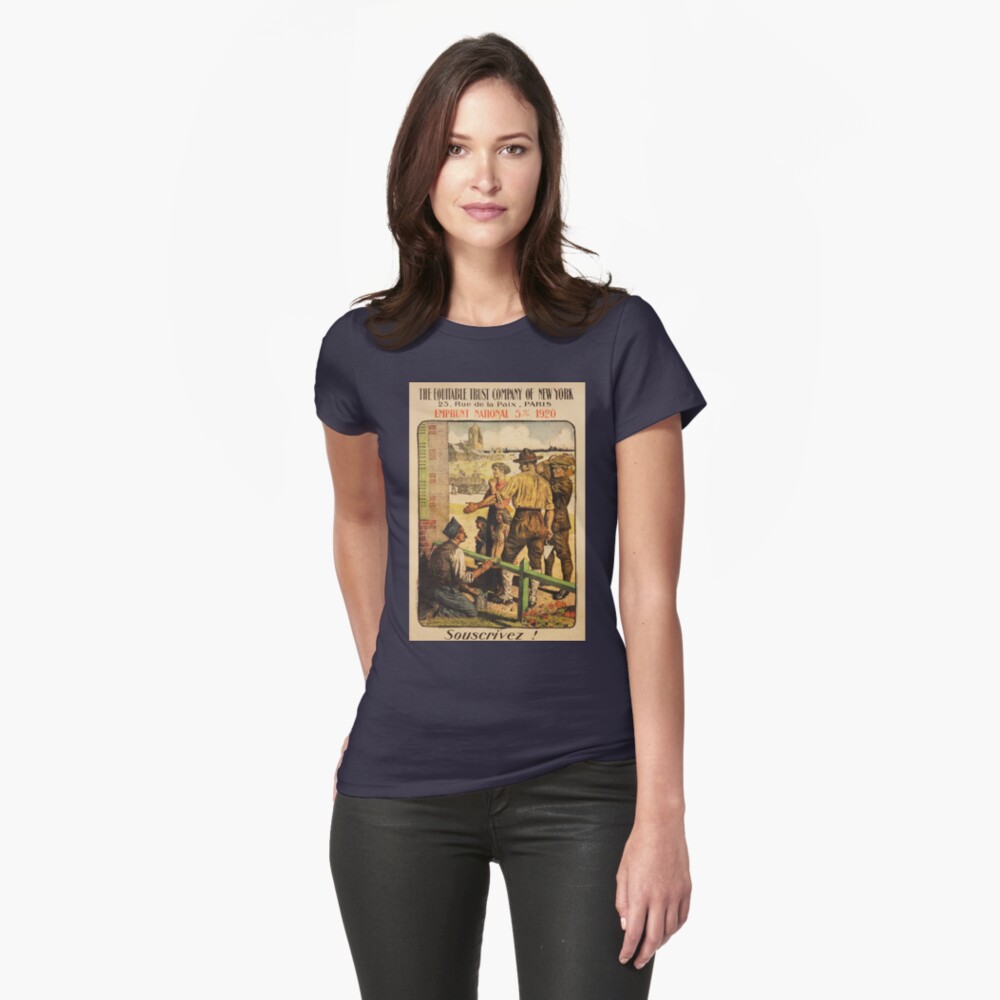 Item preview, Fitted T-Shirt designed and sold by retroposters.