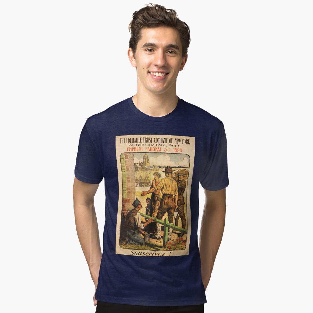 Item preview, Tri-blend T-Shirt designed and sold by retroposters.