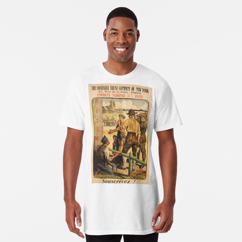 Item preview, Long T-Shirt designed and sold by retroposters.
