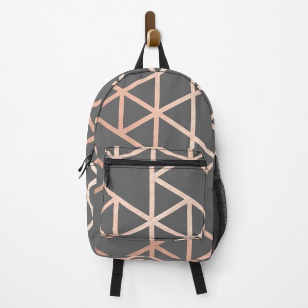 Item preview, Rose Gold and Gray Geometric Pattern designed and sold by RecoveryGift.