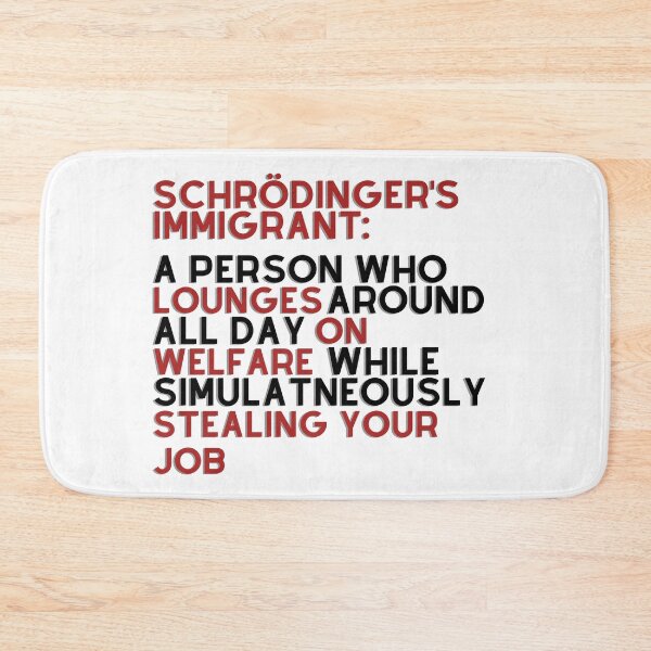 Item preview, Schrodinger's Immigrant - Pro Immigration & Anti Racism - 2020 designed and sold by raretshirtsuk.