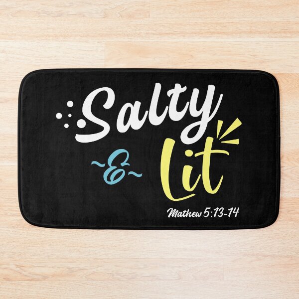 Item preview, Salty & Lit - Mathew 5:13-14 designed and sold by Rooks-Artworks.