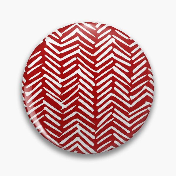 Item preview, Christmas Herringbone, Red and White, Boho Art designed and sold by meggydesigns.