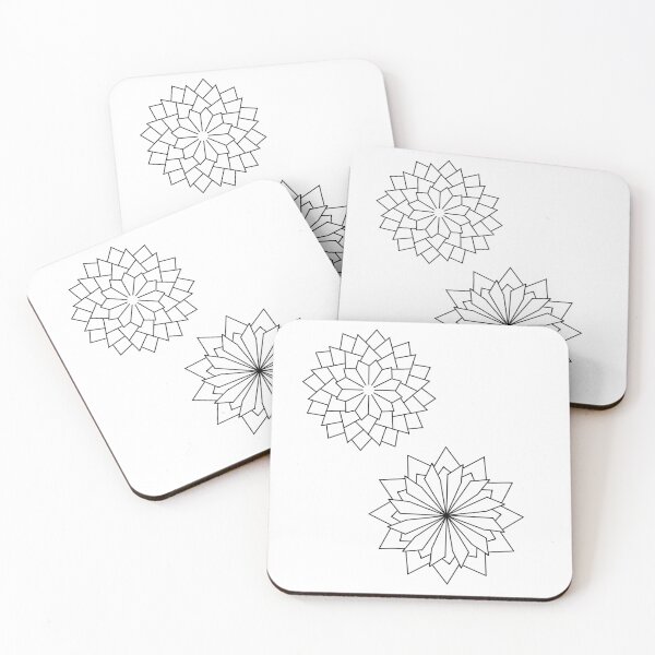 Item preview, Symetric flowers bundle designed and sold by EarthlingHelena.