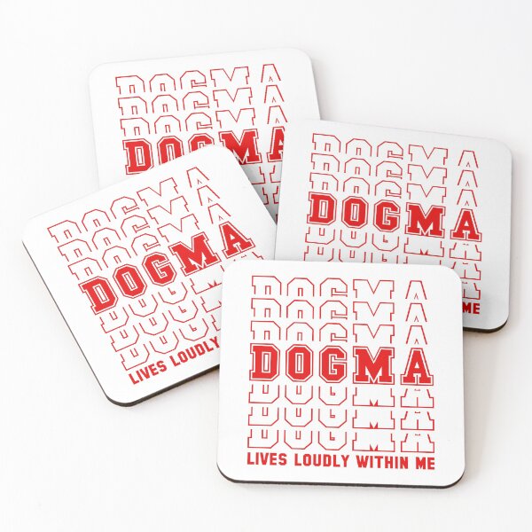 Item preview, Dogma Lives Loudly Within Me Retro Repeat designed and sold by RLYGR8.
