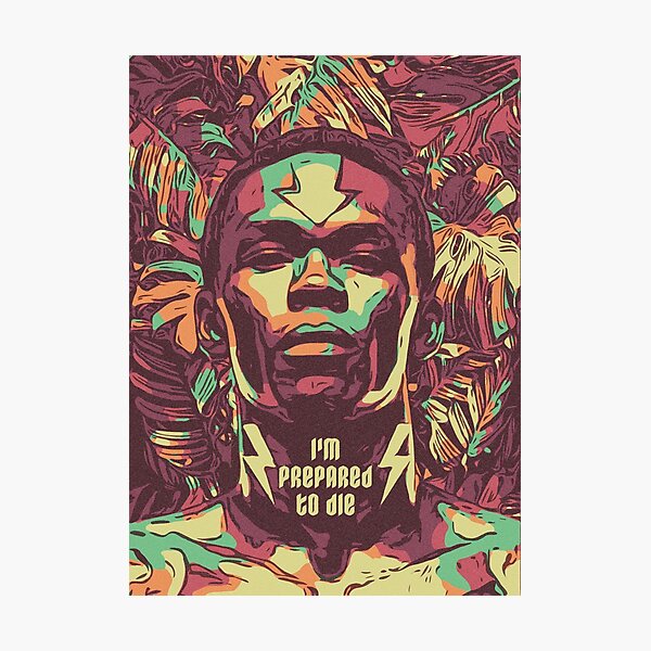 Artikel-Vorschau von Israel Adesanya Stylebender Izzy - Ich bin bereit, die Illustration zu sterben, designt und verkauft von Lantasart.