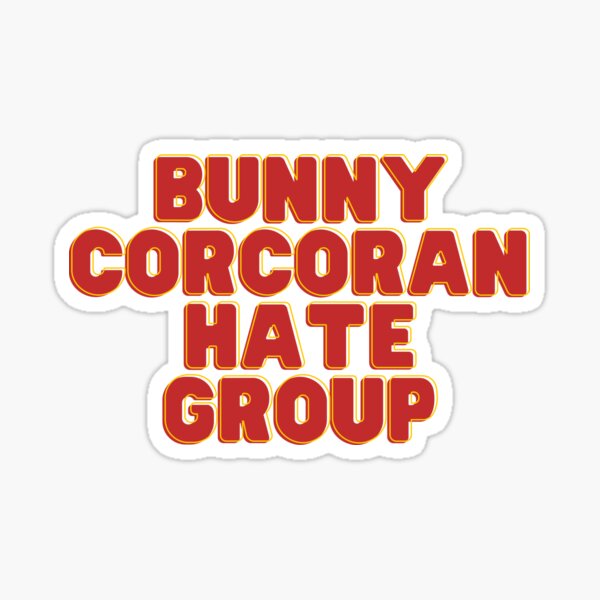 Bunny Corcoran Hate Group - The Secret History Sticker