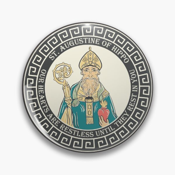 Item preview, St. Augustine of Hippo designed and sold by ModaCatholic.