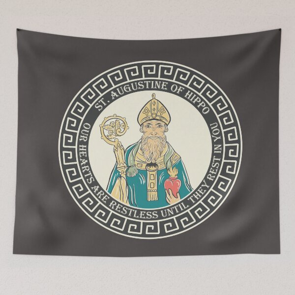 Item preview, St. Augustine of Hippo designed and sold by ModaCatholic.