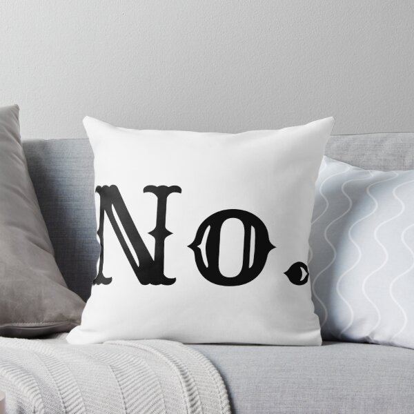 Item preview, No. Just No. designed and sold by Colorful Misfits.