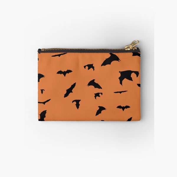 Item preview, Halloween bats on orange ochre background designed and sold by AHELENE.