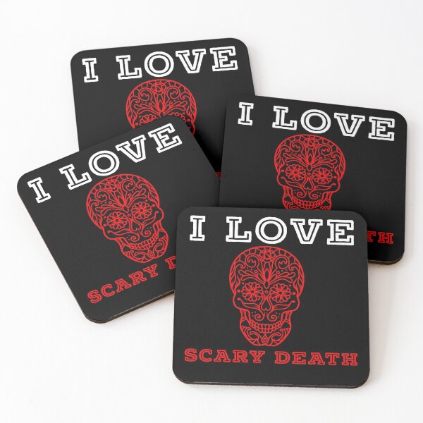 Item preview, I Love Scary Death Halloween Day designed and sold by junaid ali.