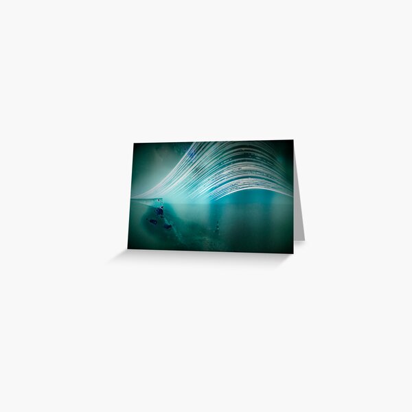 6 month exposure overlooking the Beachy head lighthouse. Greeting Card
