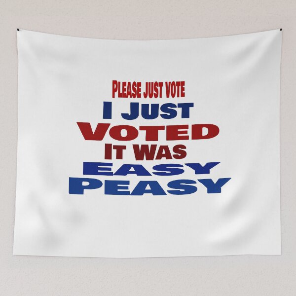 Item preview, i Just Voted, It was easy, please just vote designed and sold by 0umStore.