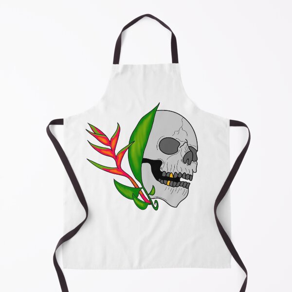 Item preview, Skull and heliconia designed and sold by BV-creas.