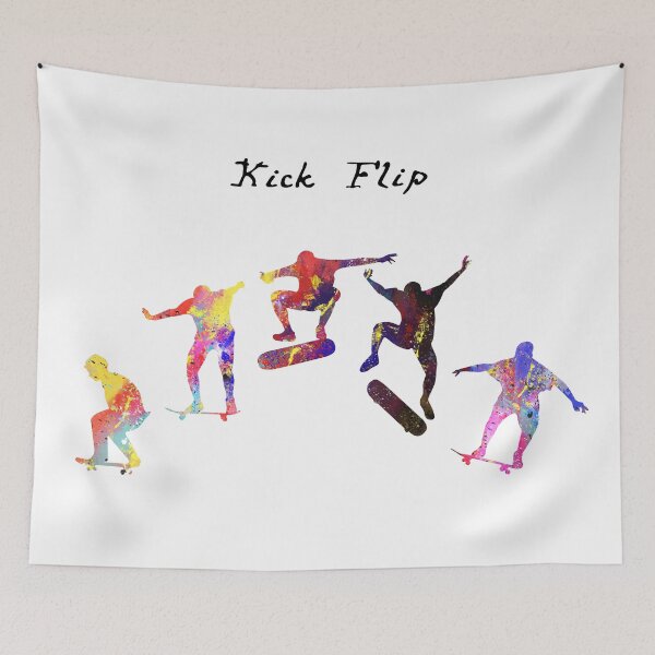 Item preview, Kick Flip  Quote Art Design Inspirational Motivat designed and sold by vividpixelusa.