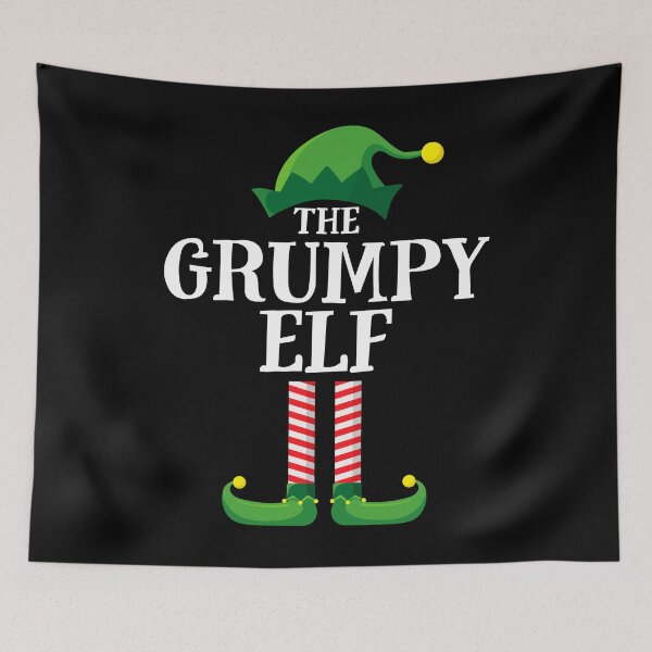 Item preview, Grumpy Elf Matching Family Group Christmas designed and sold by ElfEmporium.