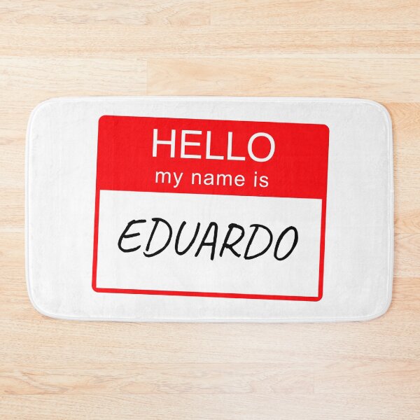 Item preview, Hello My Name Is Eduardo Name Tag Custom Personalised Design  designed and sold by CreatedbyJR.