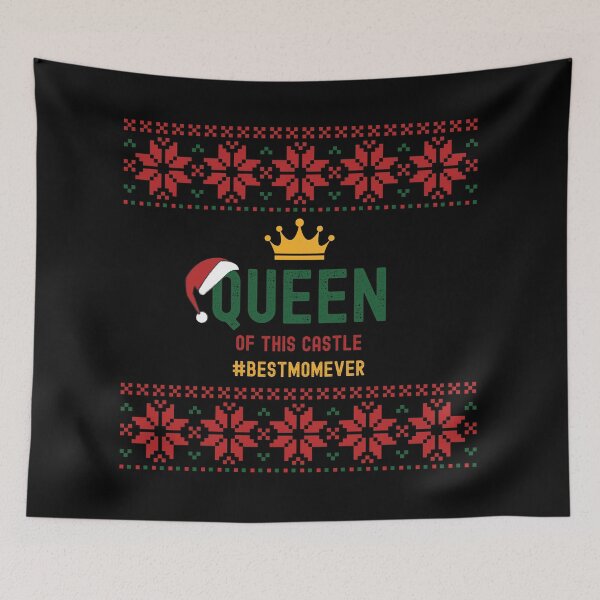 Item preview, Queen of This Castle #Best Mom Ever | Family Matching Mom, Dad, Daughter and Son Gifts | Christmas Ugly Sweater designed and sold by InkItStudio.
