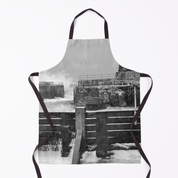 Item preview, Portreath Harbour In Monochrome designed and sold by Terri Waters Photography & Design.