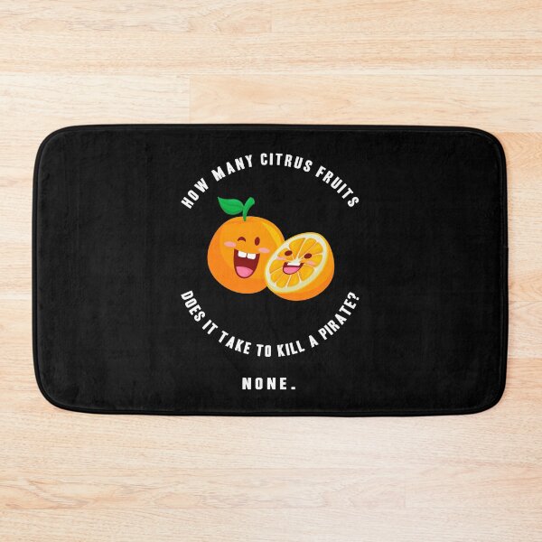 Item preview, Orange Pirate Joke – Citrus Fruit Vitamin C Scurvy Matey designed and sold by The Green Corner.