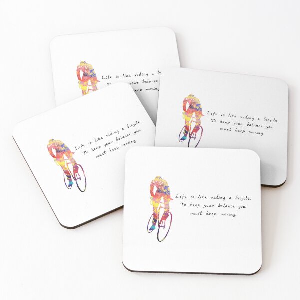 Item preview, Life Is Like Riding A Bicycle To Keep Your Balanc designed and sold by vividpixelusa.