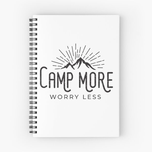 Item preview, Camp More & Worry Less designed and sold by CampBomb.