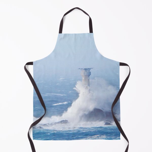 Item preview, Longships Lighthouse During Storm Diana designed and sold by Terri Waters Photography & Design.