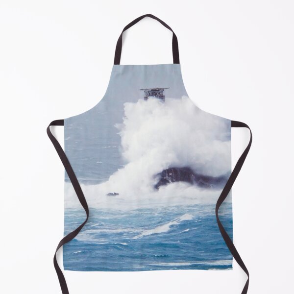 Item preview, The Longships Lighthouse Meets Storm Diana In Cornwall designed and sold by Terri Waters Photography & Design.