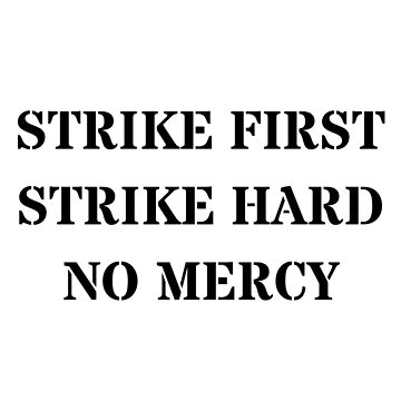 Cobra Kai Logo Type (Karate Kid) Strike Hard Strike First No Mercy Diecut  MAGNET