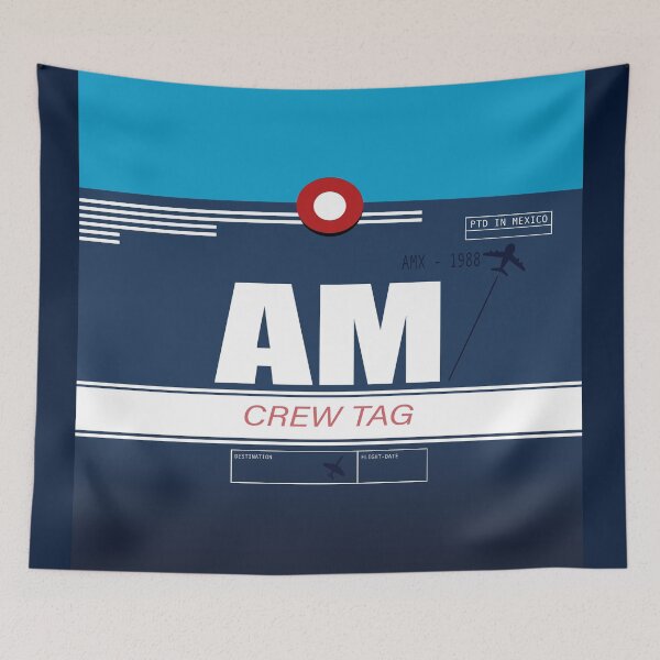 Item preview, AM - CREW TAG DUVET COVER designed and sold by SlinesStudio.