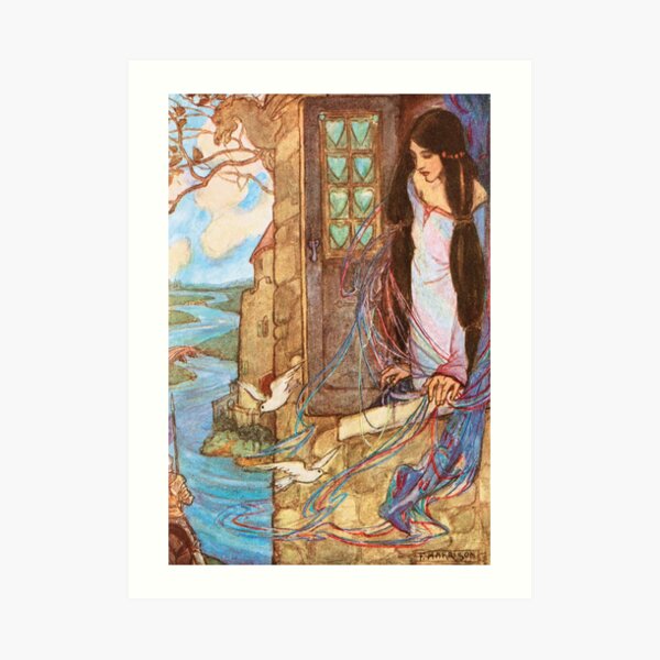 Florence Harrison Tennyson Dreams Illustration Art Print