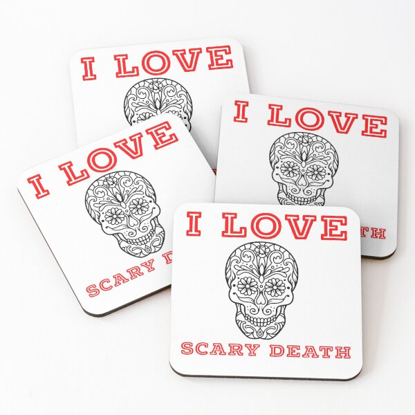 Item preview, I Love Scary Death Halloween Day designed and sold by junaid ali.