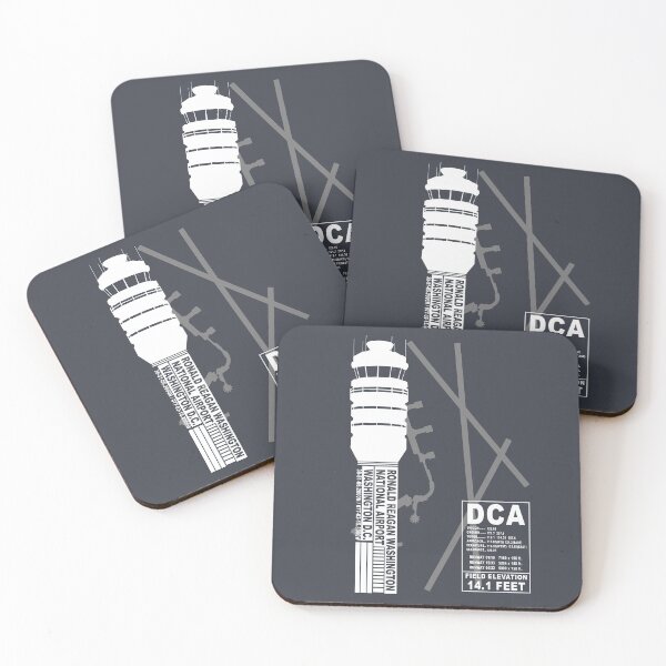 Item preview, DCA Air Traffic Control ATC Tower Ronald Reagan Washington National Airport Design designed and sold by RealPilotDesign.
