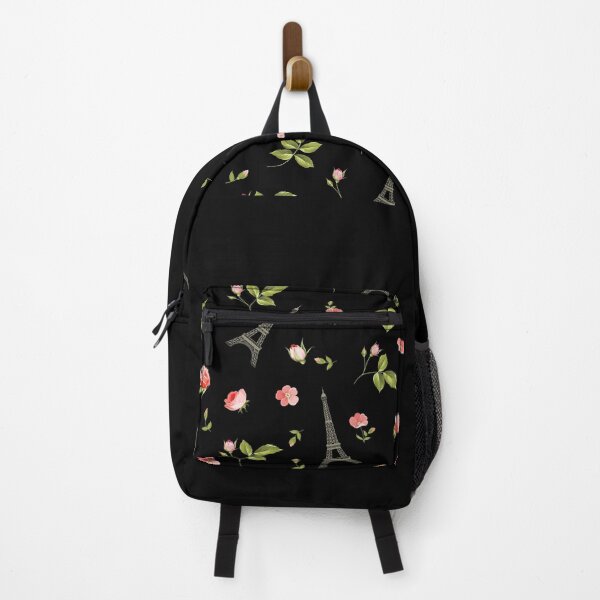 Item preview, Paris Eiffel Tower Roses, French Floral designed and sold by tshirt redbubble.